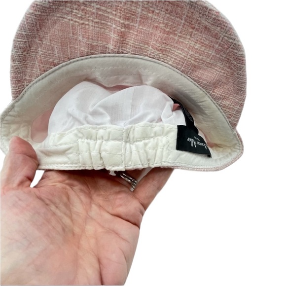 Marcus Adler Newsboy Style Hat Pink & White OSFM - Picture 16 of 16